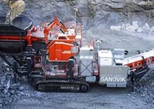 Plantas de reciclaje de escombros Sandvik UJ640E
