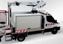 Plataformas telescópicas sobre camión France Elévateur 172 TPL CNG