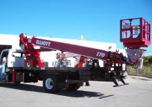 Plataformas telescópicas sobre camión Elliott Equipment I70F HiReach
