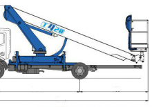 Plataformas telescópicas sobre camión Socage T420 forSte