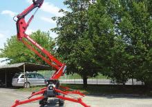 Plataformas articuladas de orugas Basket Spider 18
