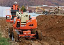 Plataformas articuladas de ruedas JLG 340AJ