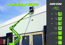 Plataformas articuladas de ruedas Niftylift HR15N