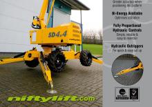 Plataformas articuladas de ruedas Niftylift SD 34 T
