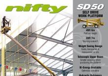 Plataformas articuladas de ruedas Niftylift SD 50