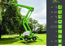 Plataformas articuladas de ruedas Niftylift SD210
