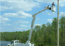 Plataformas elevadoras articuladas remolcables Altec AM55E