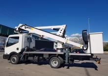 Plataformas elevadoras articuladas sobre camión Movex ATLR 16