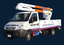 Plataformas elevadoras articuladas remolcables Hidro-Grubert BL 13CA