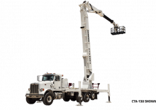 Plataformas elevadoras articuladas remolcables Versalift CTA-130-I (CONDOR)