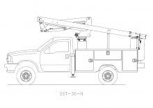 Plataformas elevadoras articuladas remolcables Versalift SST-36-N