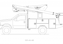 Plataformas elevadoras articuladas remolcables Versalift SST-40-NE