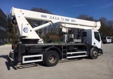 Plataformas elevadoras articuladas remolcables CELA TJ330