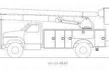 Plataformas elevadoras articuladas remolcables Versalift VN-50-I 