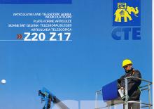 Plataformas elevadoras articuladas remolcables CTE Z 17
