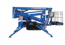 Plataformas articuladas de orugas France Elévateur TR 170 E