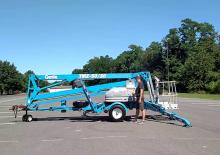Plataformas elevadoras articuladas sobre camión Genie TMZ 50/30