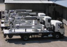 Plataformas elevadoras articuladas remolcables Barin AB 6.5 Combi