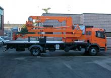 Plataformas elevadoras articuladas remolcables Barin AB 7/S