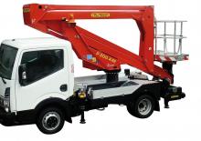 Plataformas elevadoras articuladas remolcables Palfinger P 200 AXE