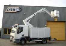 Plataformas elevadoras articuladas remolcables Custers Taurus 265-12,5E