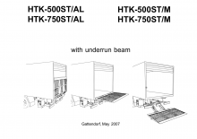 Plataformas de carga AHT HTK 750 ST/M