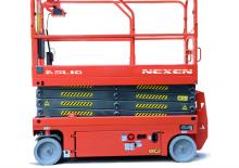 Plataformas de tijeras de ruedas Nexen ASLN10