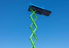 Plataformas de tijeras de ruedas Holland-Lift HL-210 D25