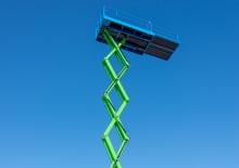 Plataformas de tijeras de ruedas Holland-Lift HL-240 D25