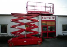 Plataformas de tijeras de ruedas Kreitzler KIB 12/315