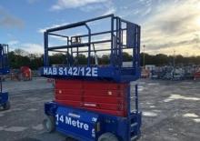 Plataformas de tijeras de ruedas HAB S 142-12 E 2WD