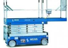 Plataformas de tijeras de ruedas Weiss SAB A-78 aqua
