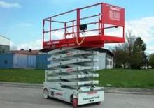 Plataformas de tijeras de ruedas Weiss SAB B-118 aqua