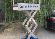 Plataformas de tijeras de ruedas AHI UBL5