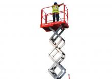 Plataformas de tijeras de ruedas Mantall XE-M130S