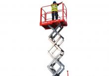 Plataformas de tijeras de ruedas Mantall XE-M140H