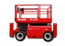 Plataformas de tijeras de ruedas Mantall XE100RT