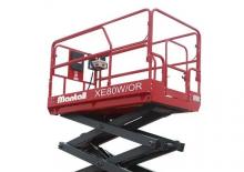 Plataformas de tijeras de ruedas Mantall XE120W/OR
