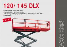 Plataformas de tijeras de ruedas Manitou 120 DLX