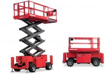 Plataformas de tijeras de ruedas Manitou 120 SC