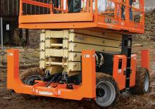 Plataformas de tijeras de ruedas JLG 530LRT