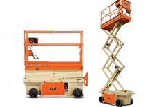 Plataformas de tijeras de ruedas JLG 6RS