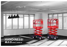 Plataformas de tijeras de ruedas ELS Lift Junior 5.5 SP