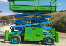 Plataformas de tijeras de ruedas Mieve EMC PE-12C