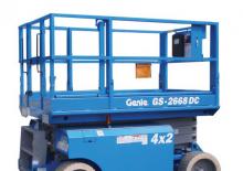 Plataformas de tijeras de ruedas Genie GS-2668 DC