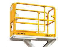Plataformas de tijeras de ruedas Custom Equipment HB-1030