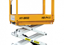 Plataformas de tijeras de ruedas Custom Equipment HB-P4.5