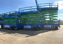 Plataformas de tijeras de ruedas Holland-Lift HL 220 E 12