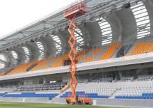 Plataformas de tijeras de ruedas Holland-Lift HL 340 E 30 4WDS/N