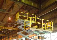 Plataformas de tijeras de ruedas Lift-A-Loft MP15-10 